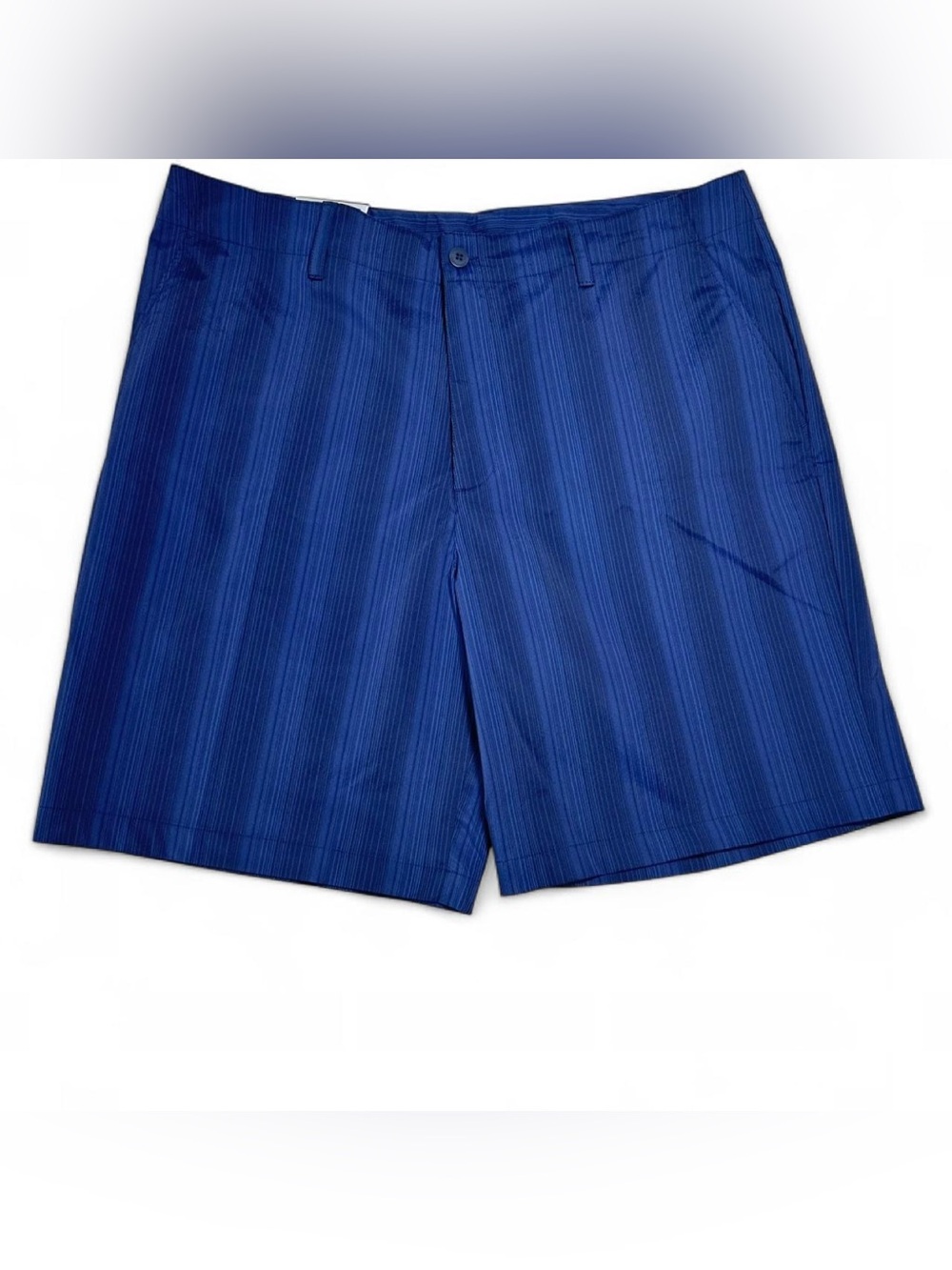 Under Armour HeatGear Golf Shorts Blue Striped Loose Fit NWT Size 40